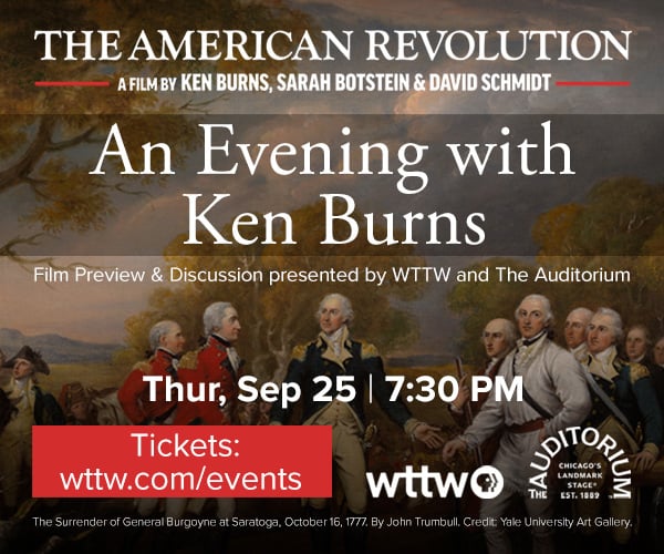 Ad: An Evening with Ken Burns - Thursday, September 25 at 7:30 PM