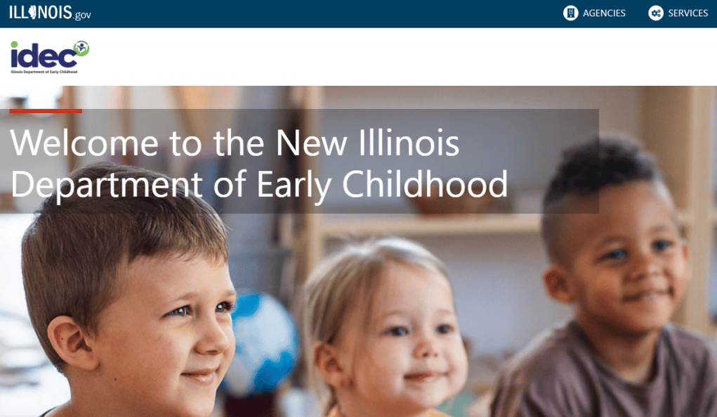 IDEC Website homepage