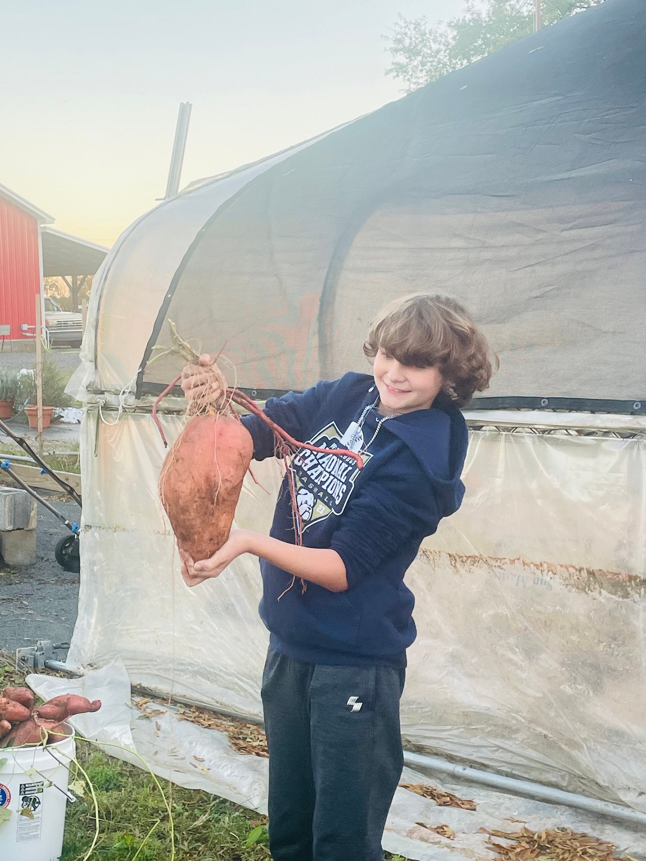 Kid with
Sweet Potato