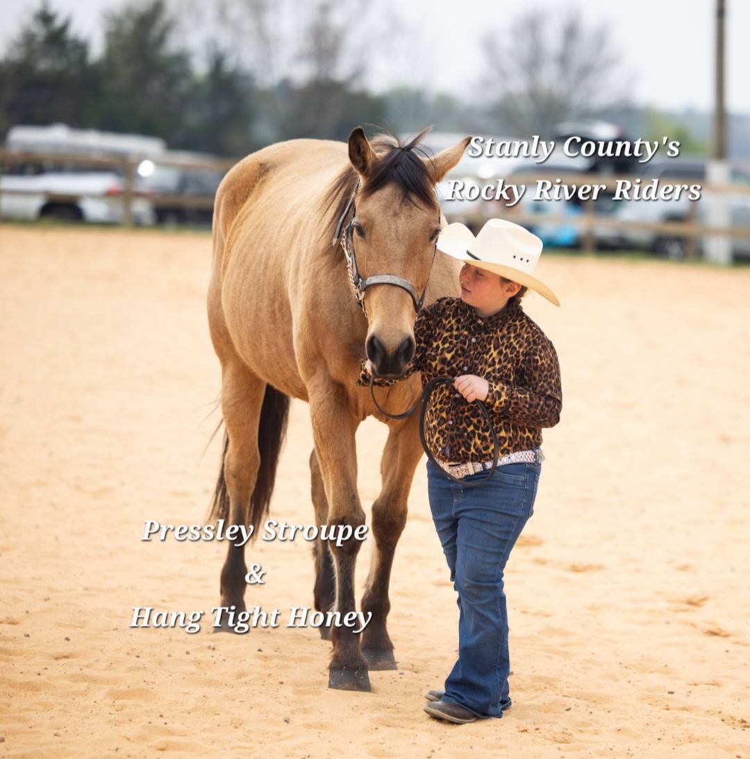 horse club member with horse