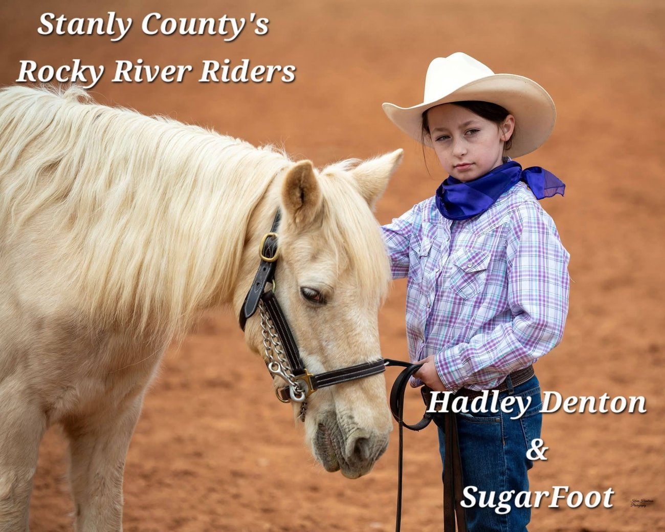 horse club member with horse
