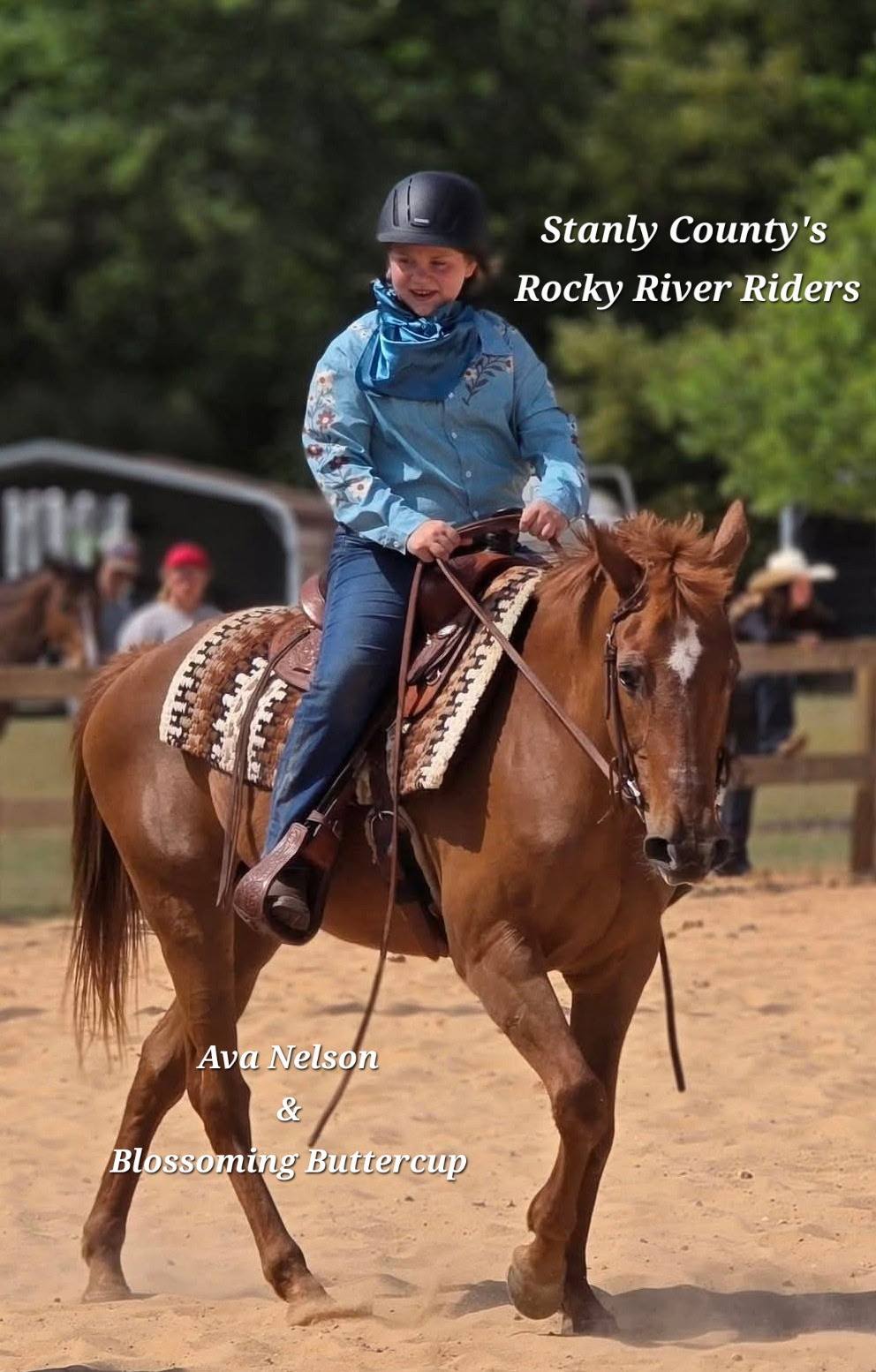 horse club member with horse