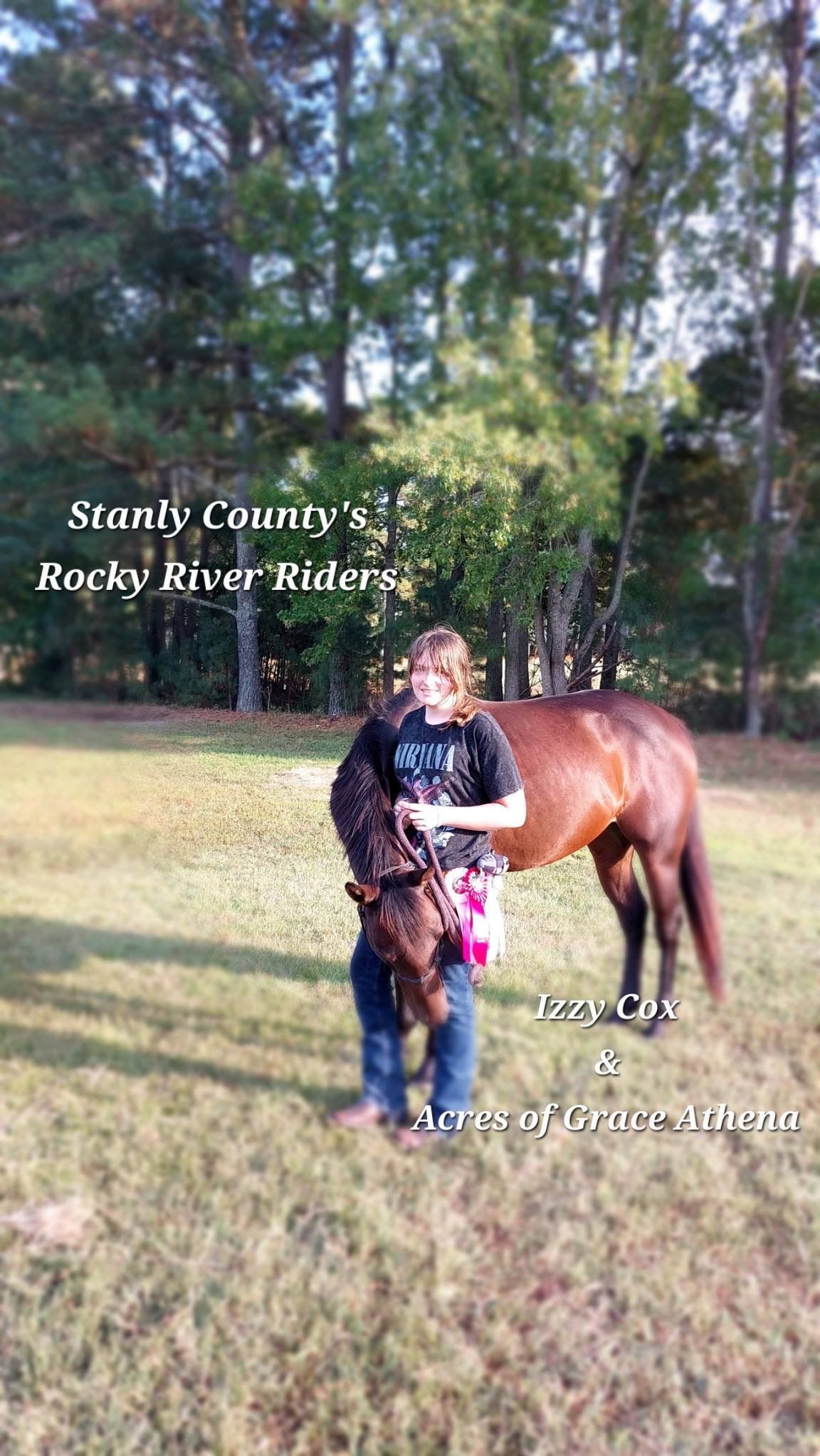 horse club member with horse
