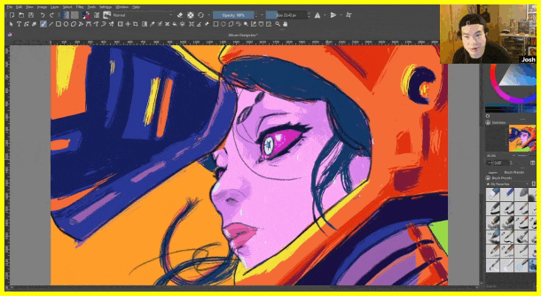 Album Cover Art, Minecraft Game Art, Comic Panel, Figure Drawing