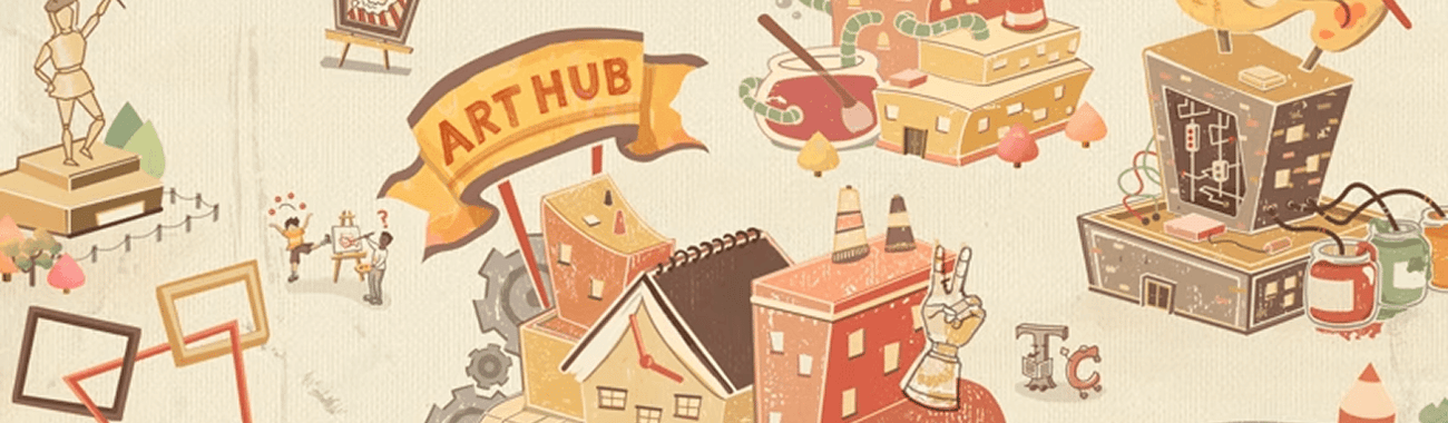 Art Hub illustration