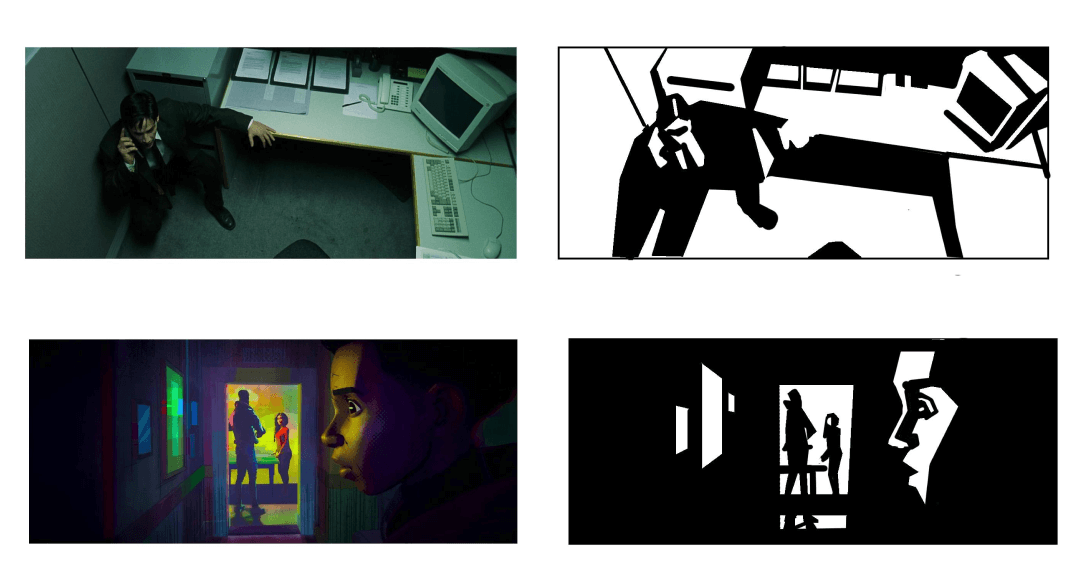 Lighting studies from animated films