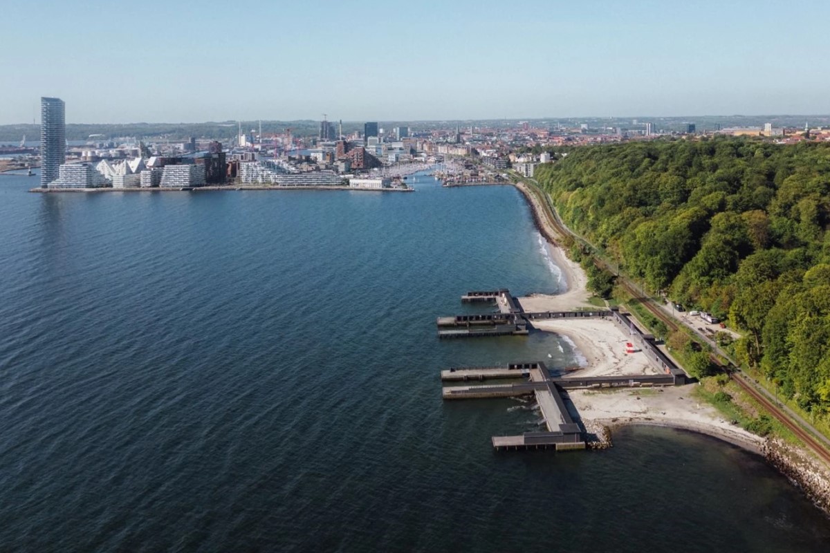 Photo of Sillebro Ådal showing a wooden bridge crossing a lake