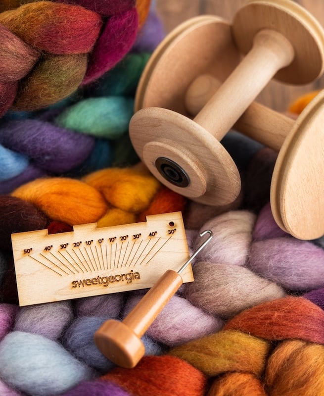 SweetGeorgia fibre and spinning tools