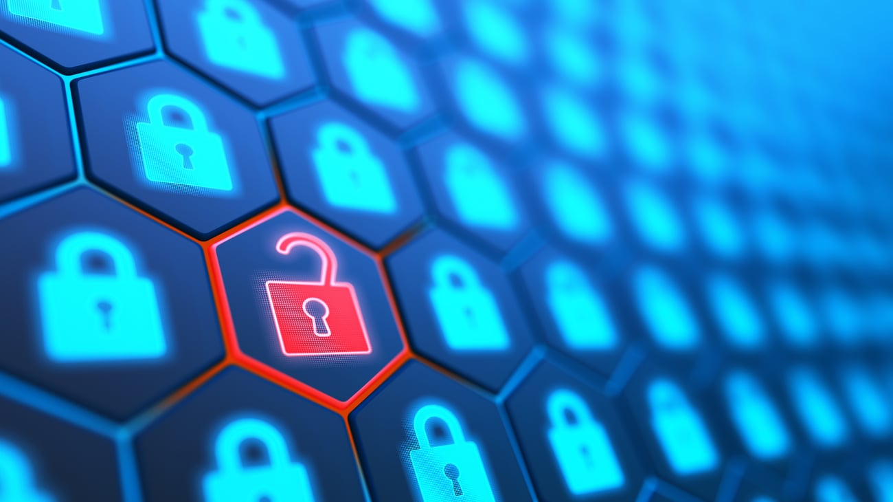 Cyber internet security and privacy concept