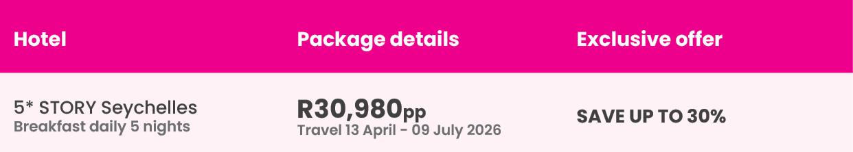 Pink Ticket Packages