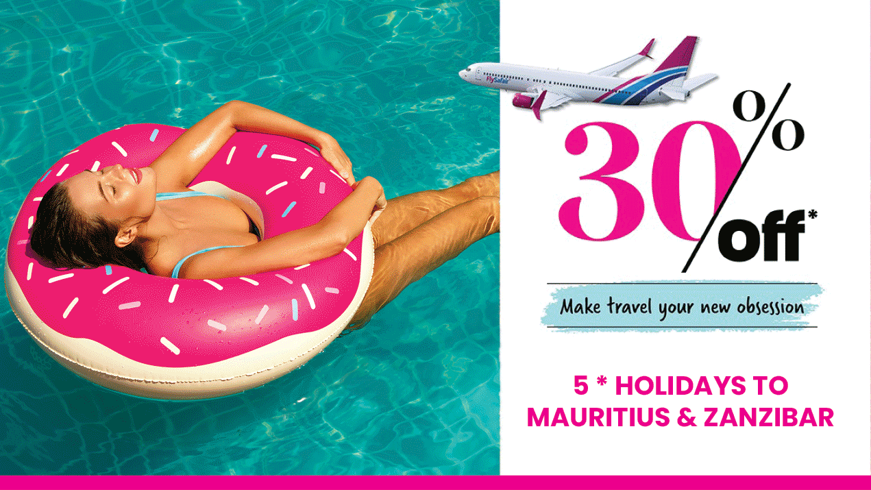 Up to 30% off with FlySaFair