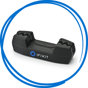 Silicone Soldering Splint in a hand drawn blue circle