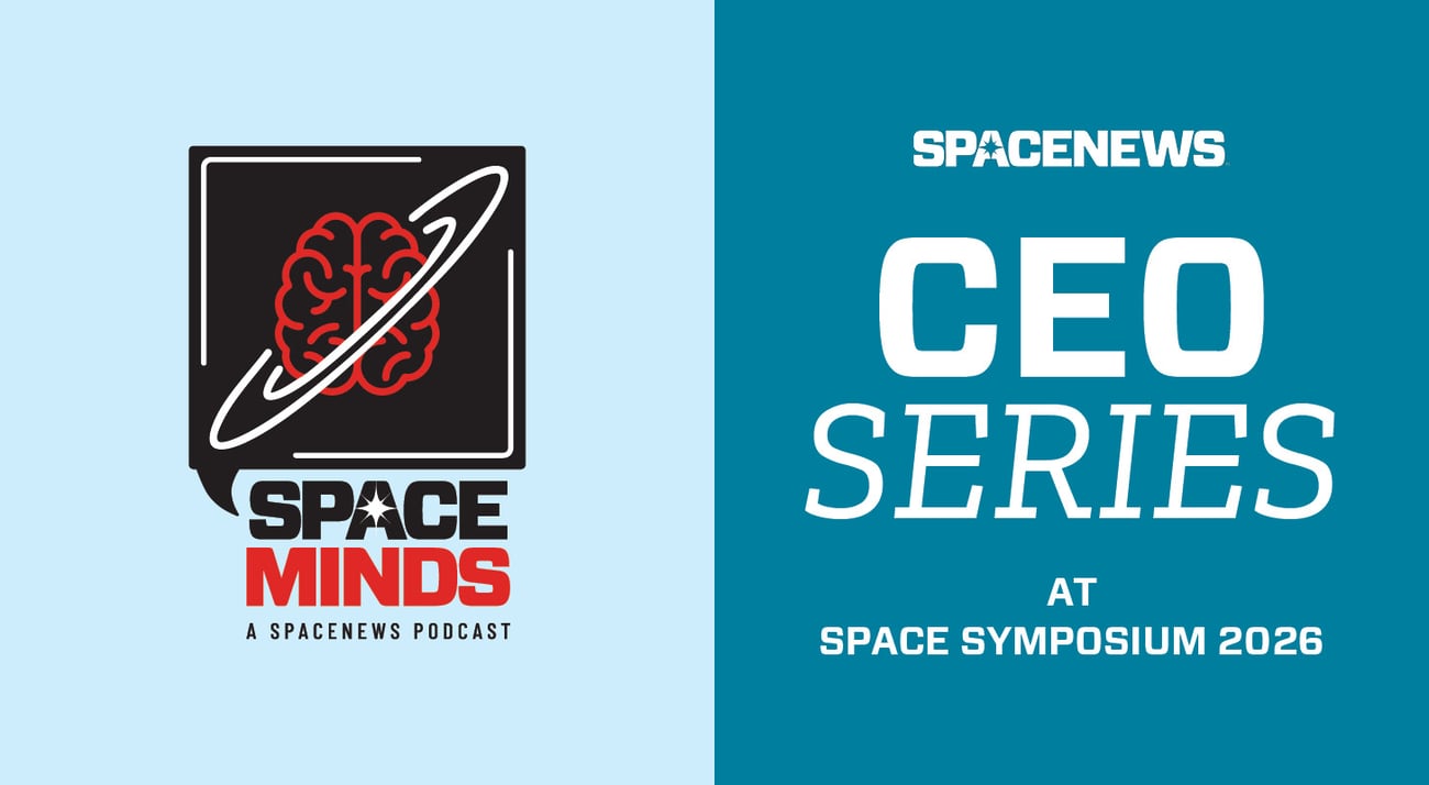 The Space Minds podcast logo with the text 
