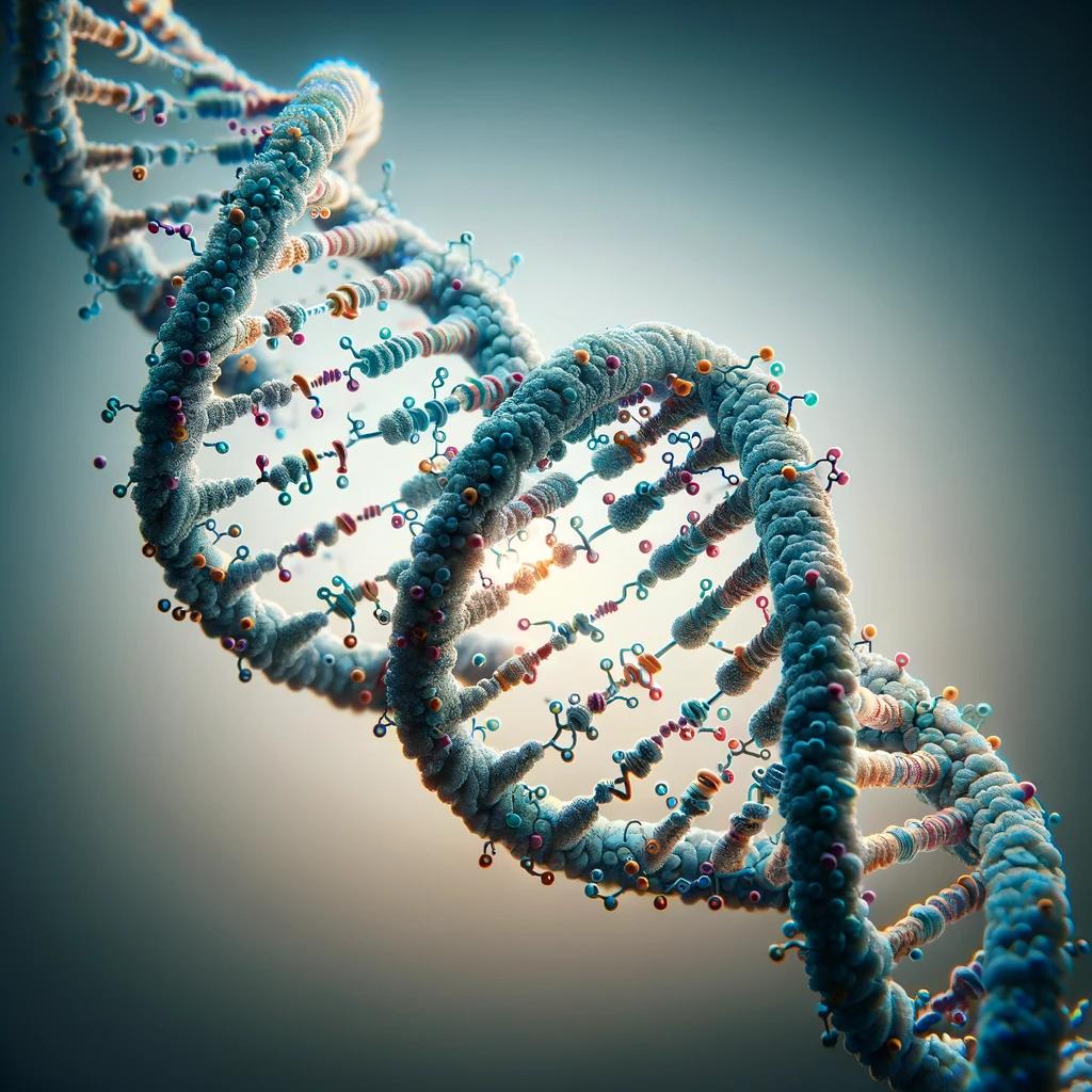 Image of DNA helix