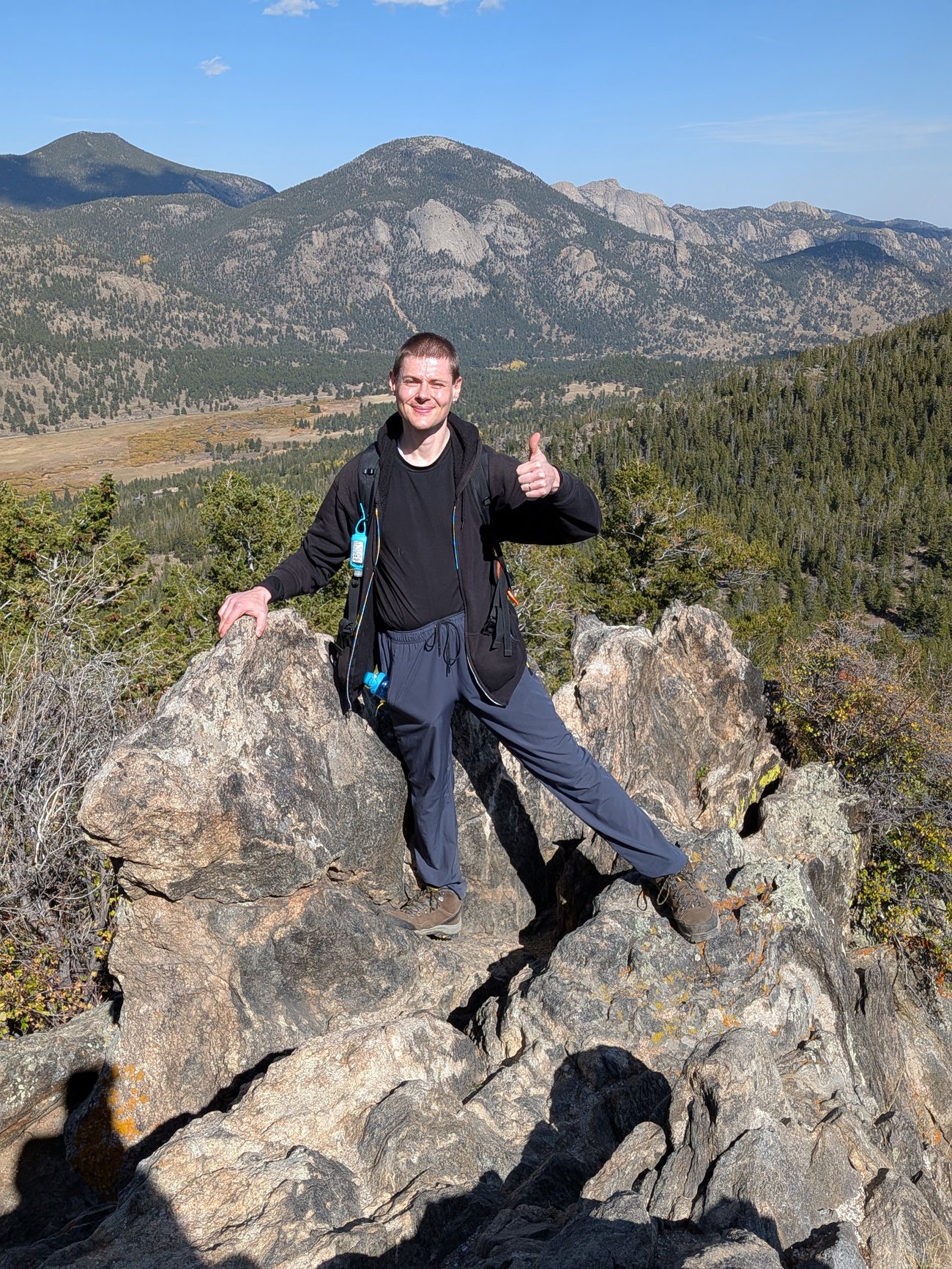 photo of Gleb at Rocky Mountain National Park 