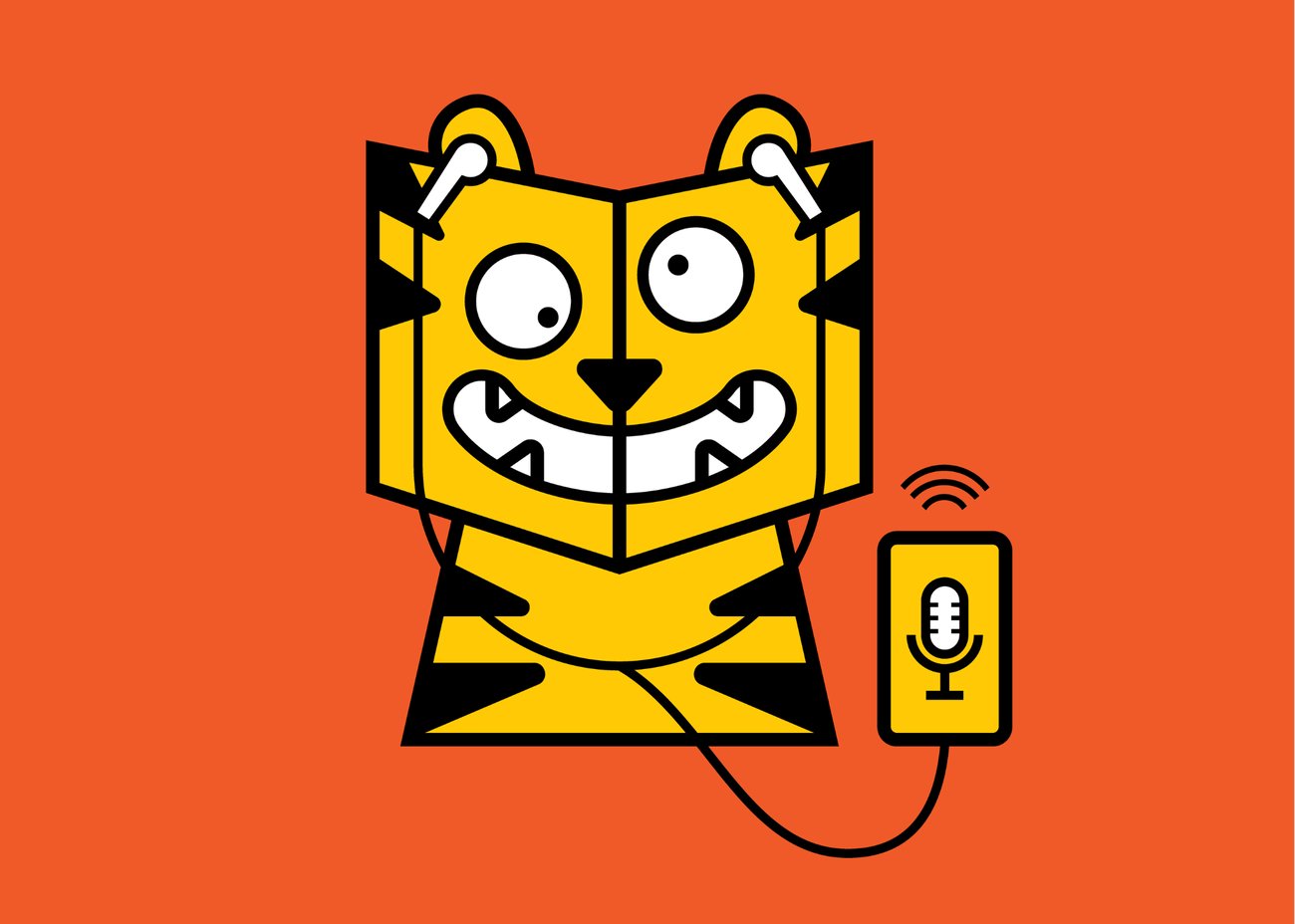 Illustratie van De Waanzinnige Podcast Illustratie van De Waanzinnige Podcast
