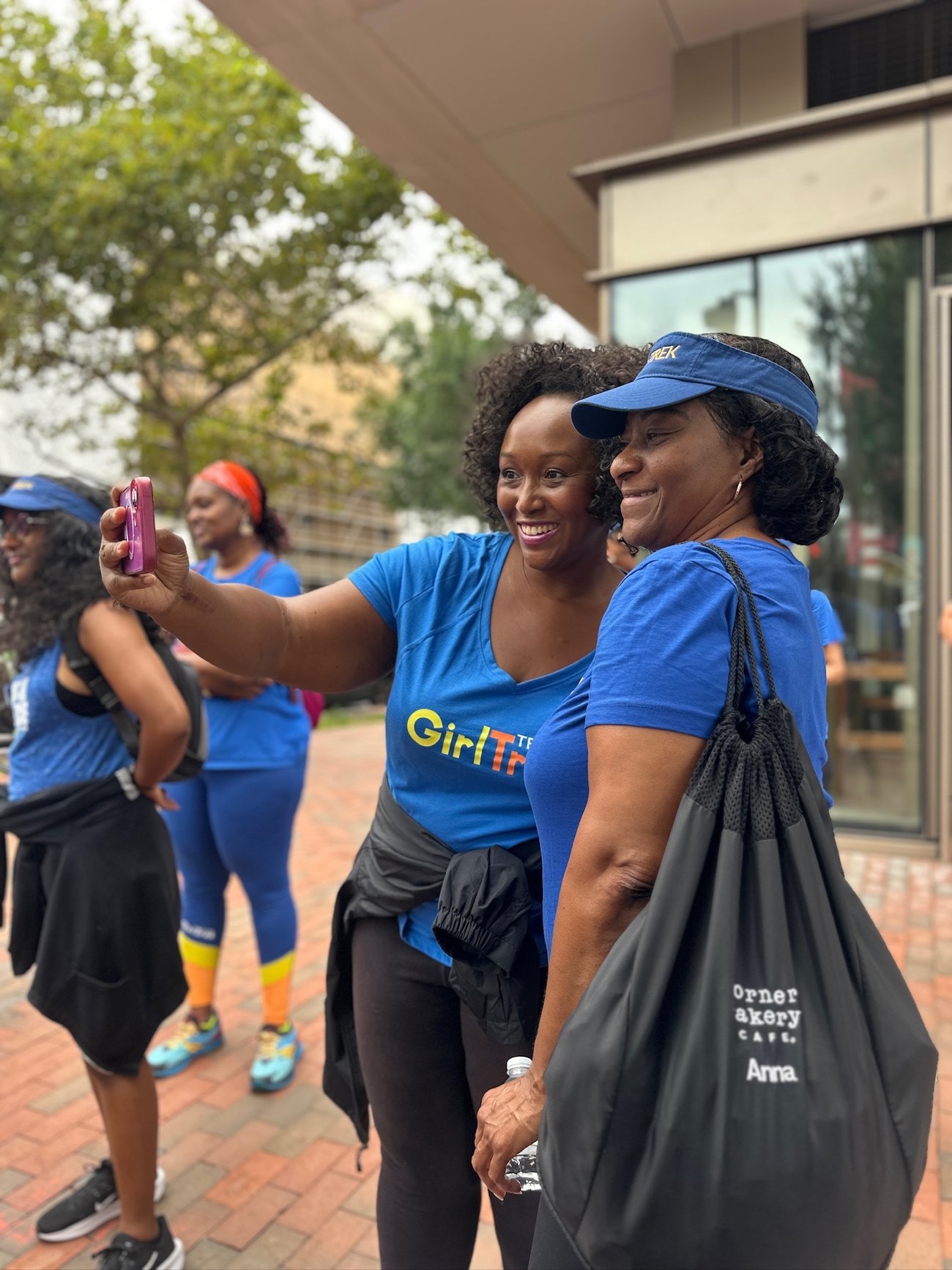 GirlTREK members marching