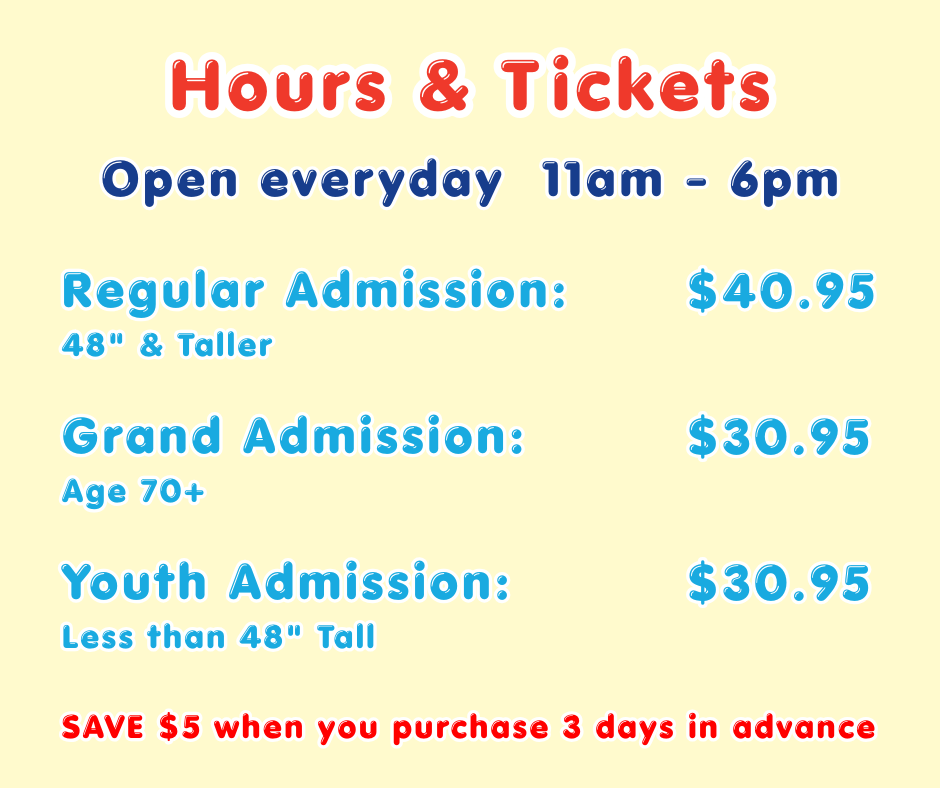 Hours & Tickets Info