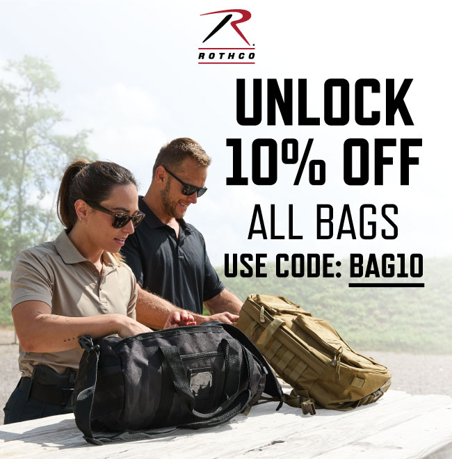 10% off all bags