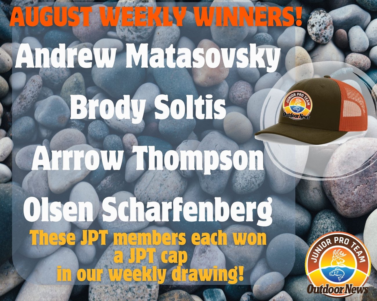 June 2026 Weekly JPT Winners. Every 