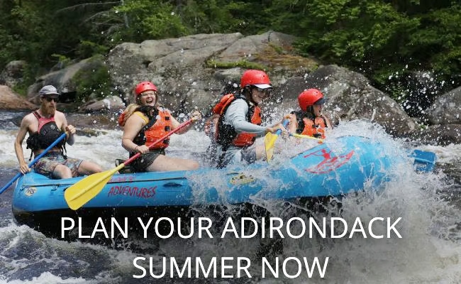 people whitewater rafting