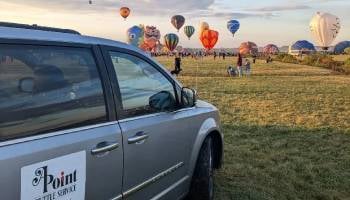 shuttle at balloon festival
