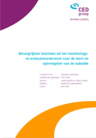 Bevindingen subsidie Versterking Schoolleiding