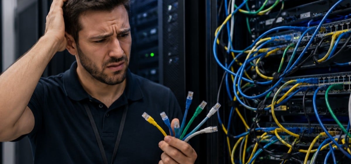 What Happens When Nobody Knows Which Cable Is Which?