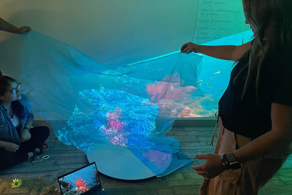 Professional Development Through Active Participation With Art Materials