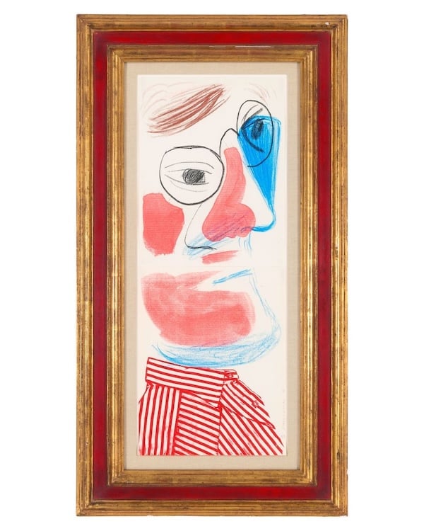 David Hockney, Self Portrait, 1986. Courtesy Christopher Kingzett