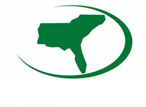 A green silhouette map of the Southeastern United States from the SERPPAS logo, showing the regional outline from Texas and Oklahoma over to the Atlantic coast and down through Florida. The map is partially enclosed by a thin, green elliptical swoosh.