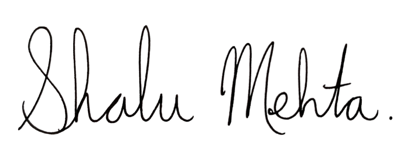 Shalu Mehta signature