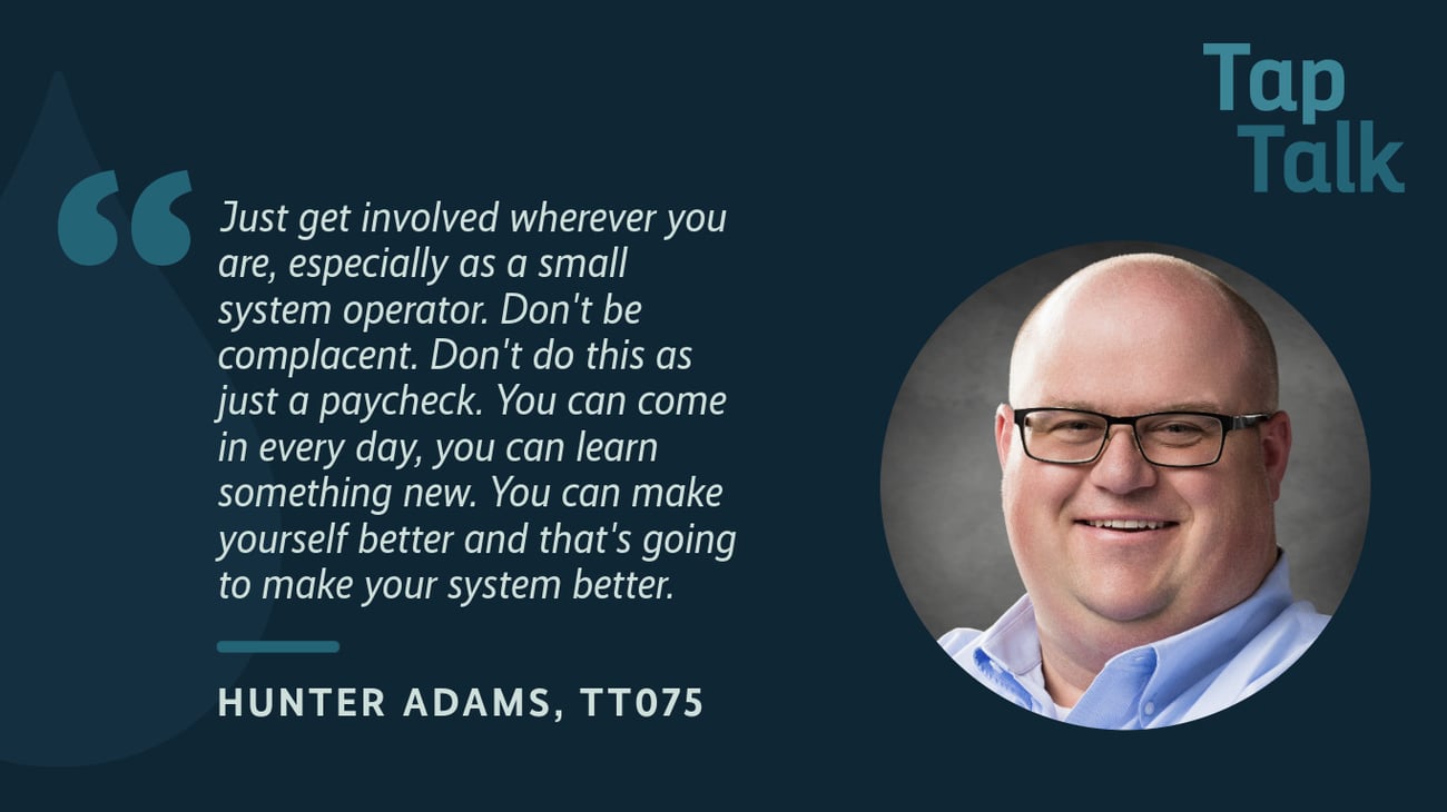 Tap Talk episode Header Image featuring the headshot of the guest and a quote from the podcast interview