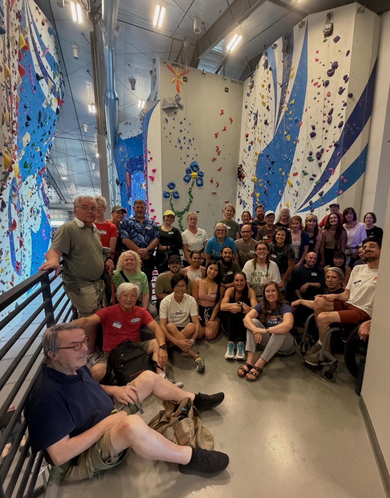 Molly (Up ENDing Parkinson's) gathered with climbers from across the nation.