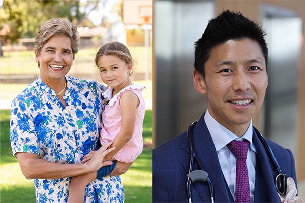 Professor Desiree Silva and Professor Chan Cheah