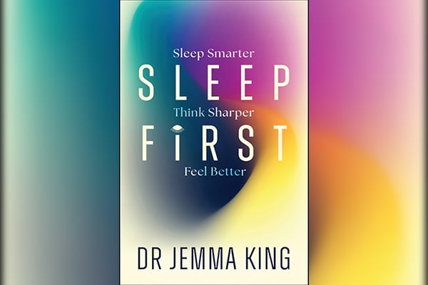 Cover image of the Sleep First book by Dr Jemma King
