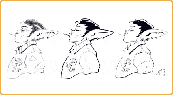 Illustration projects: Art Styles Character, Illustrated Portrait, Background Art