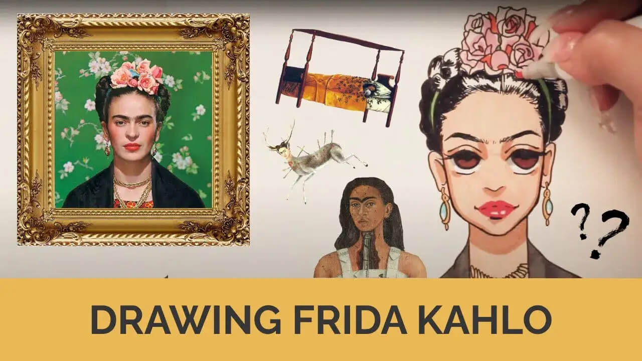 Drawing Frida Kahlo Drawing Frida Kahlo