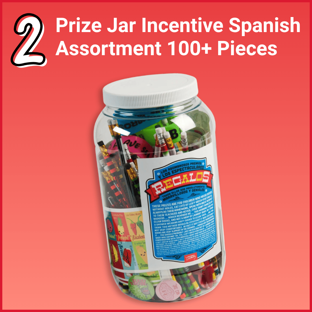 Prize Jar Incentive Spanish Assortment 100+ Pieces
