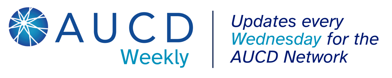 AUCD Weekly Updates Every Wednesday for the AUCD Network