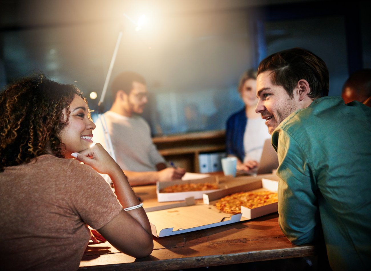 Pizzakväll, foto: Yuri Arcurs, Mostphotos