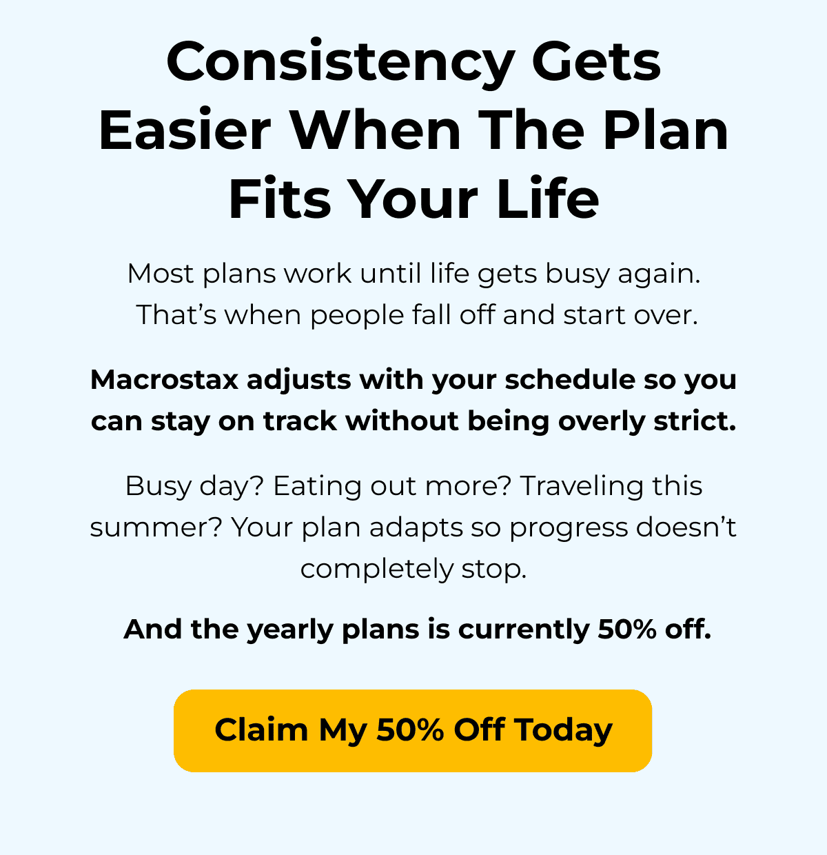 Save 50% On The Yearly Plan