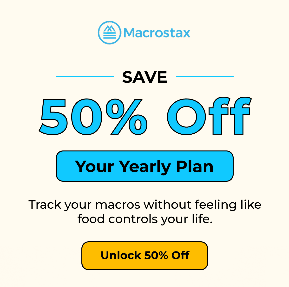 Save 50% On The Yearly Plan