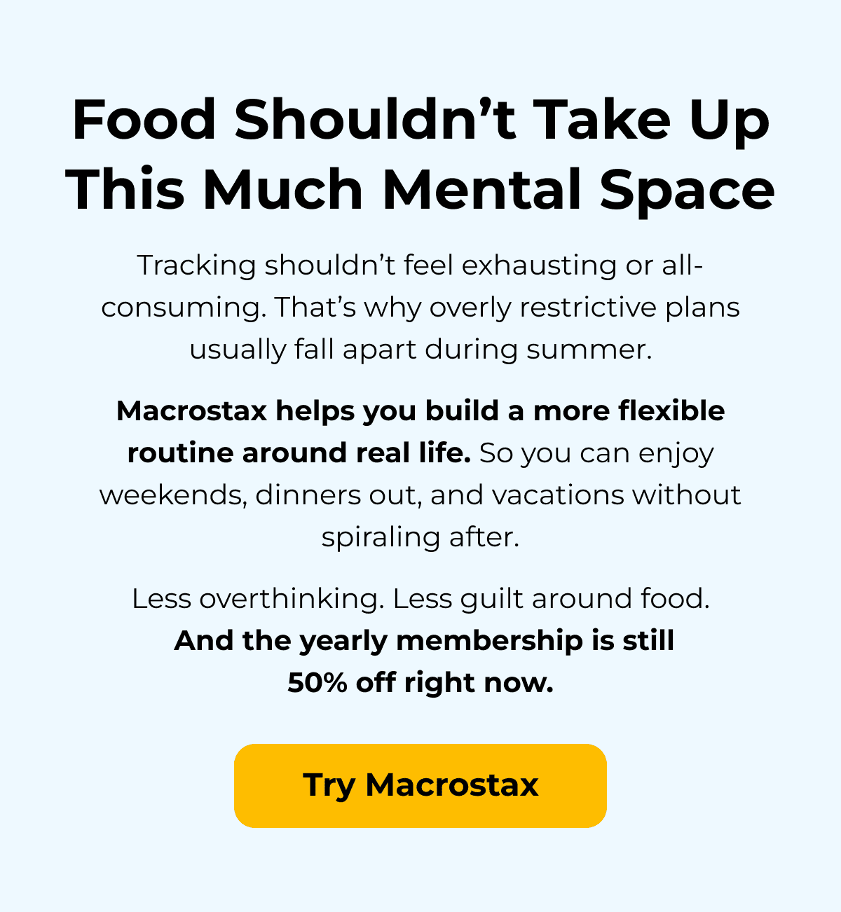 Save 50% On The Yearly Plan