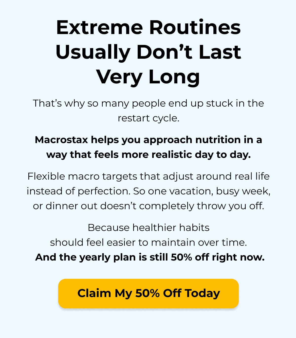 Save 50% On The Yearly Plan