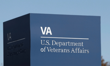 U.S. Department of Veteran Affairs signage