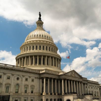 United States Capitol building located in Washington, D.C.