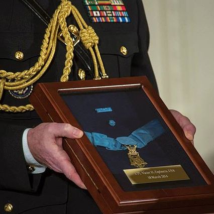 Medal of Honor in a case