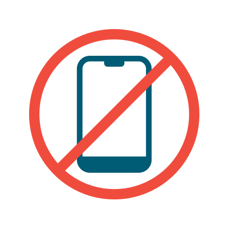 No phones icon