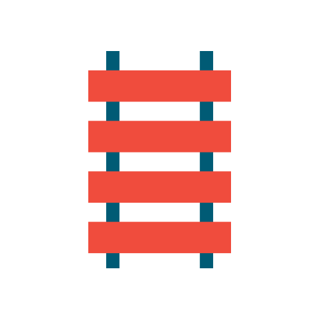 Safety barrier icon